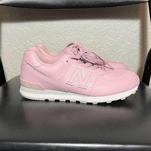 New Balance Girls 574 Pink Kids Size 3
